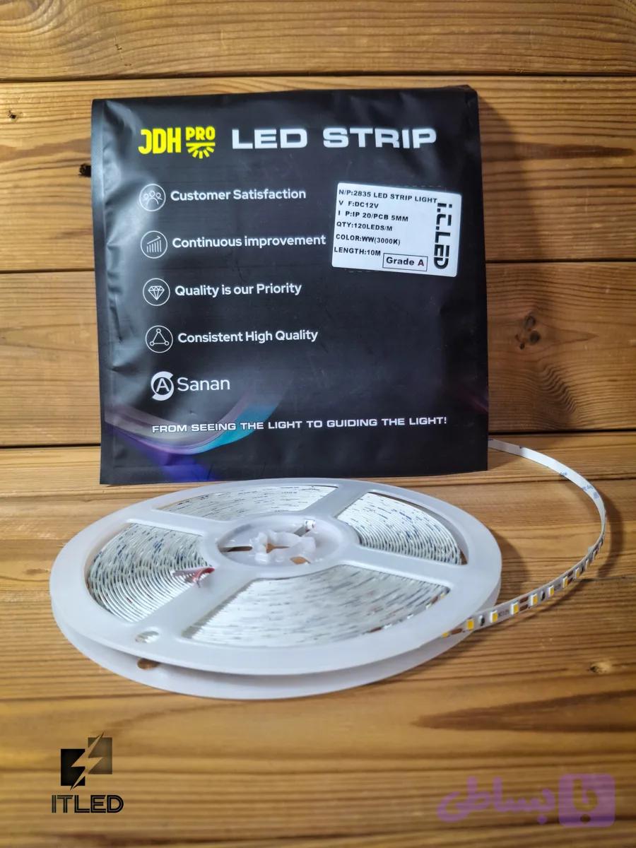 نوار LED SMD 12 ولت | تراکم 120 | آفتابی