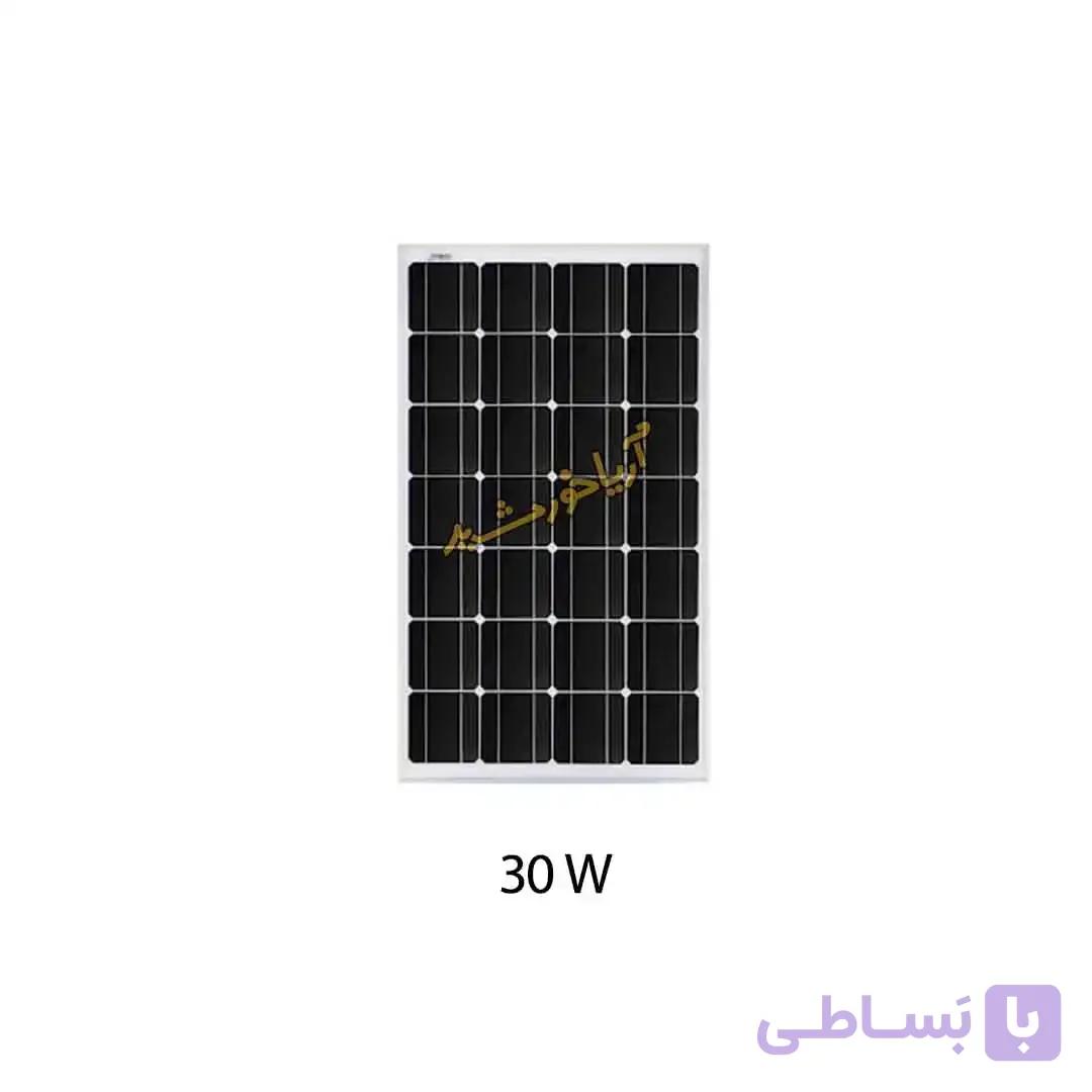 پنل خورشیدی 30 وات مونو کریستال