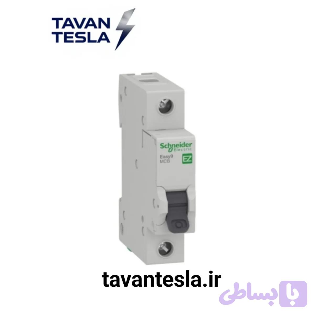 فیوز مینیاتوری اشنایدر تک پل ۴ آمپر کد فنی : EZ9F43104