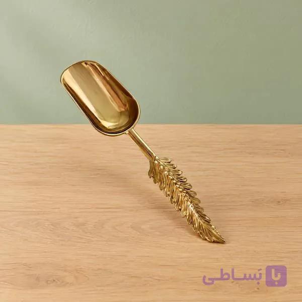 قاشق آجیل خوری طرح پر کد 2 — تصویر 1