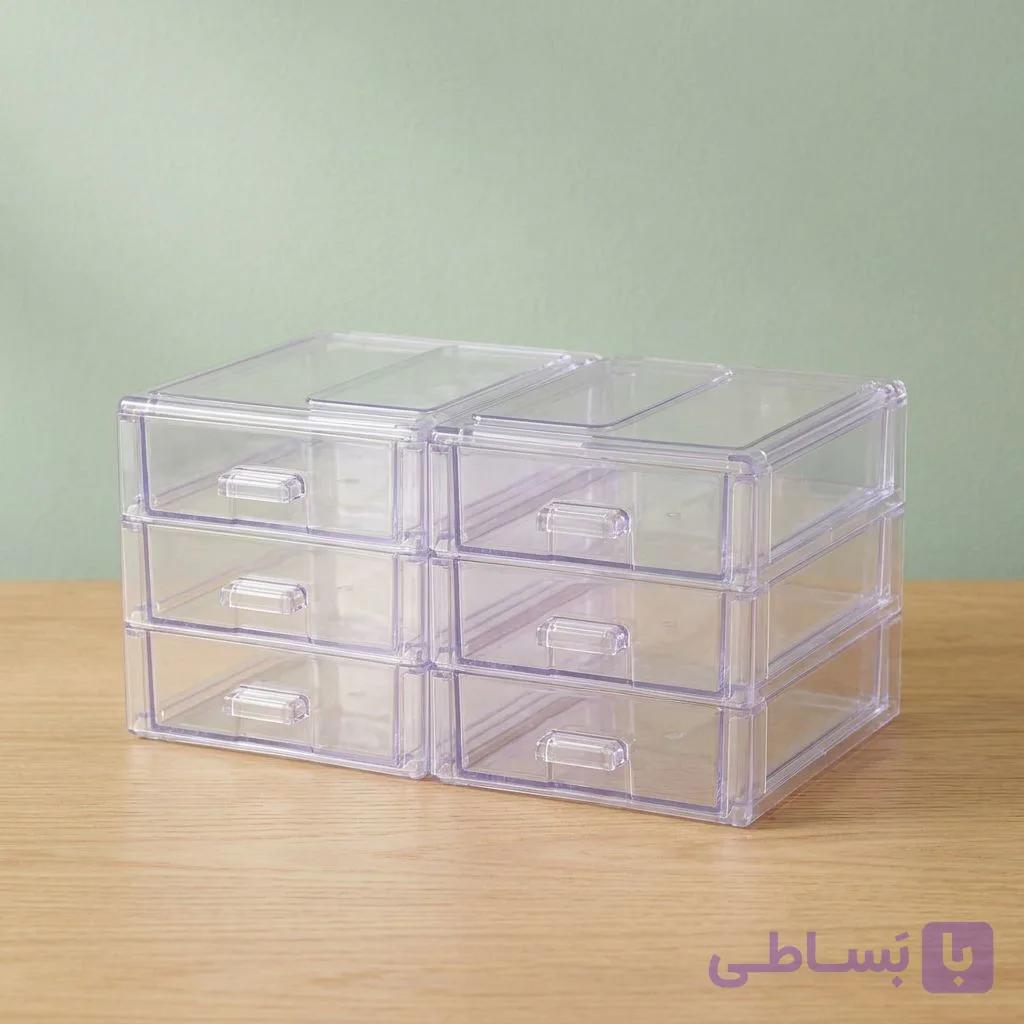 استند لوازم آرایشی 6 کشو — تصویر 1