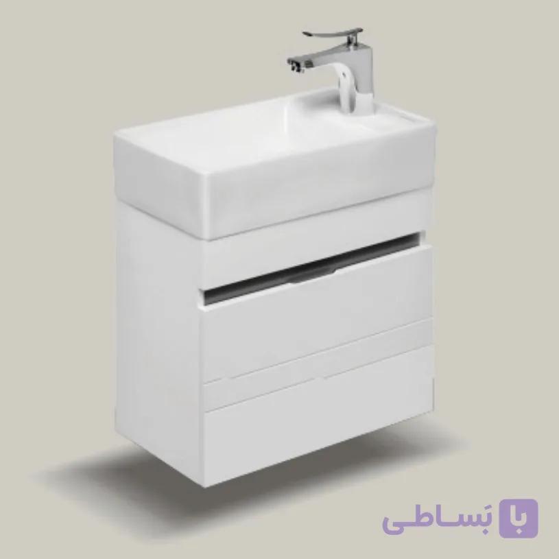 روشویی کابینتی دیواری کارخانه پارس سرام مدل تانیا