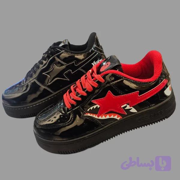 کتونی بیپ مشکی Bape — تصویر 1