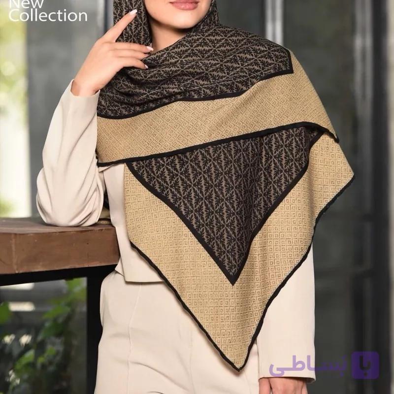 روسری نخی طرح خاص قواره 125 دست دوز