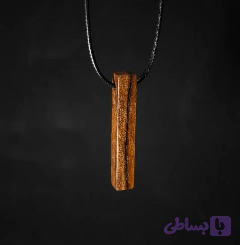 گردنبند چوبی مینیمال