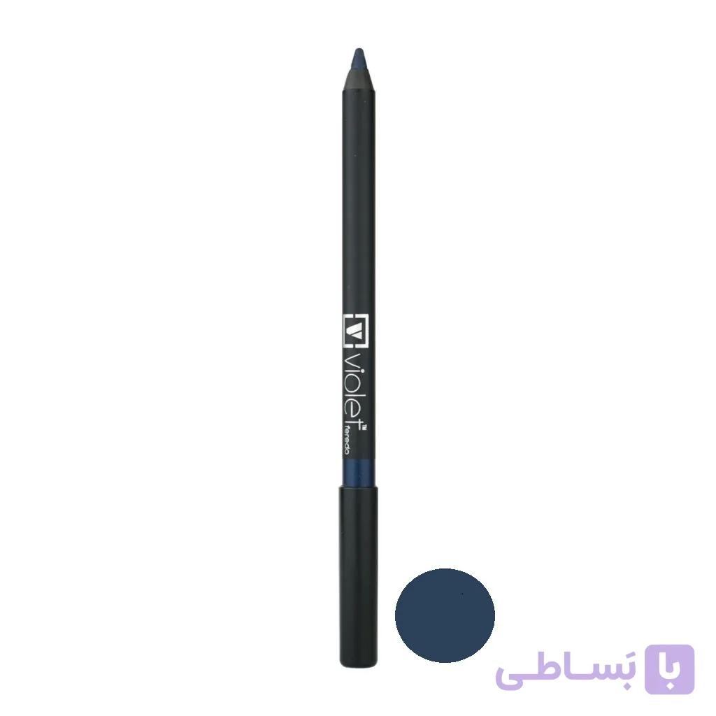 مداد چشم نقره ای ضد آب و ضد حساسیت ویولت | Violet Waterproof Eye Pencil