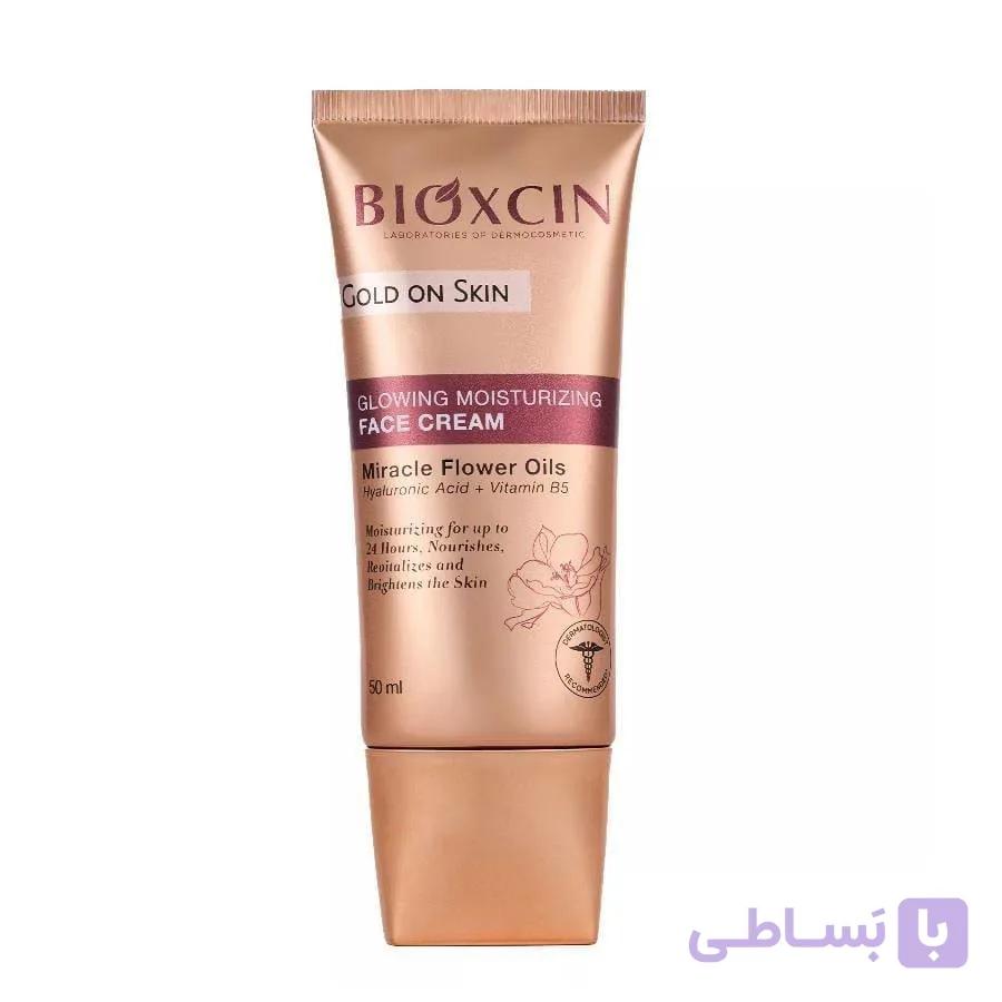 کرم مرطوب کننده و شفاف کننده بایوکسین Gold On Skin| معجزه‌ای برای لطافت و درخشش پوست — تصویر 1