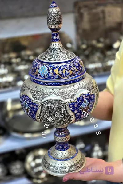 شکلات خوری 40 قلمزنی مینیاتور تذهیب