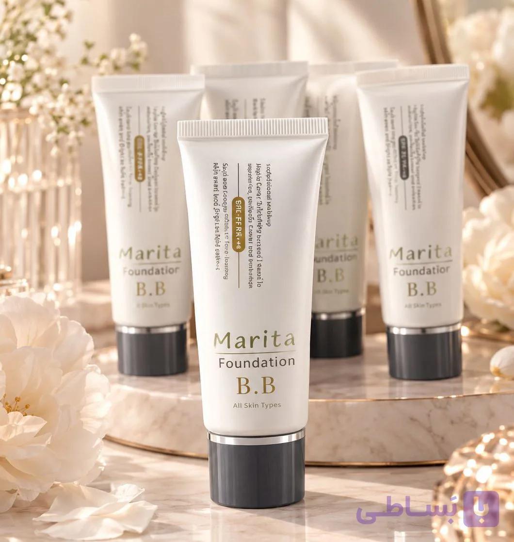 کرم پودر ماریتا اصلی حاوی ضدآفتاب spf25 — تصویر 1
