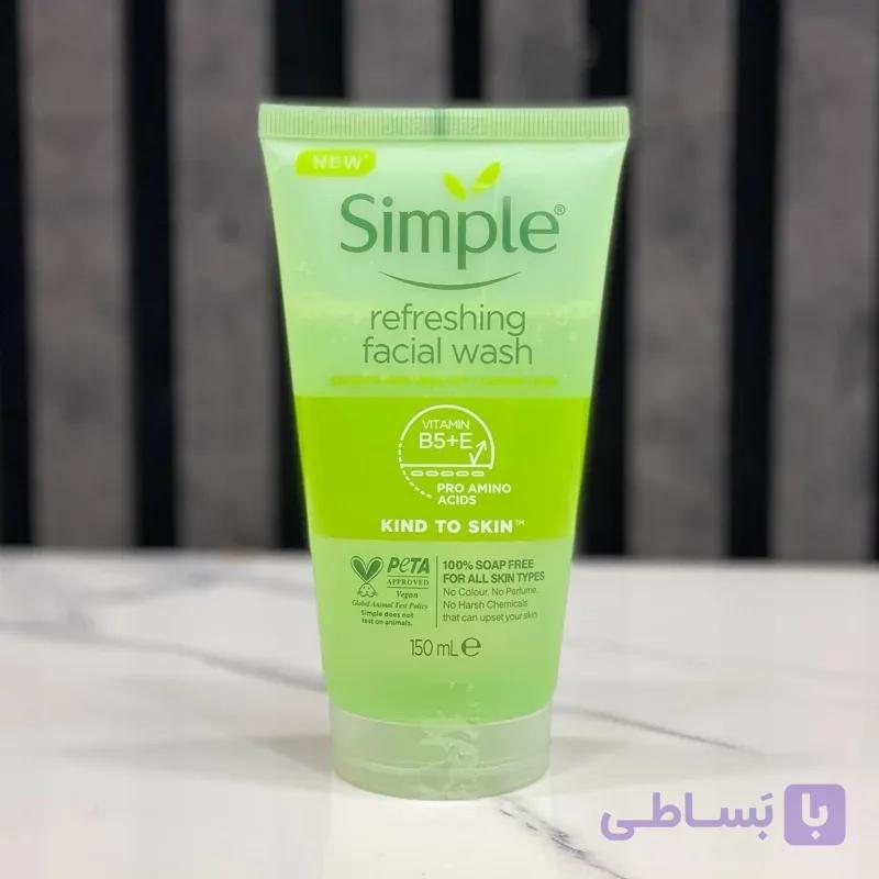 ژل شوینده سیمپل مناسب همه پوست ها(اصلی) — تصویر 1