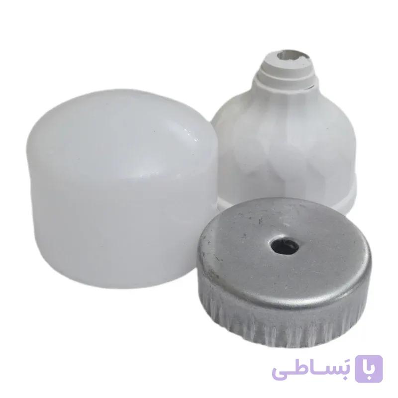 قاب لامپ حبابی ۲۰ وات به همراه هیت سینک و سرپیچ — تصویر 1