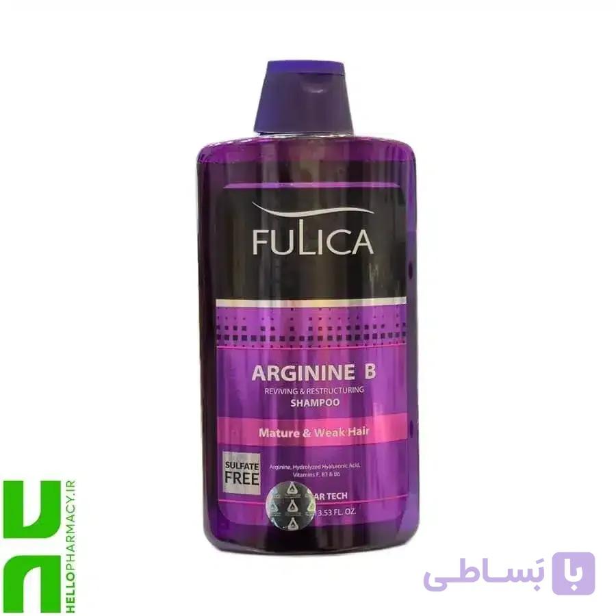شامپو تقویت کننده براق کننده و احیا کننده ARGININE B فولیکا 400میلی لیتر — تصویر 1