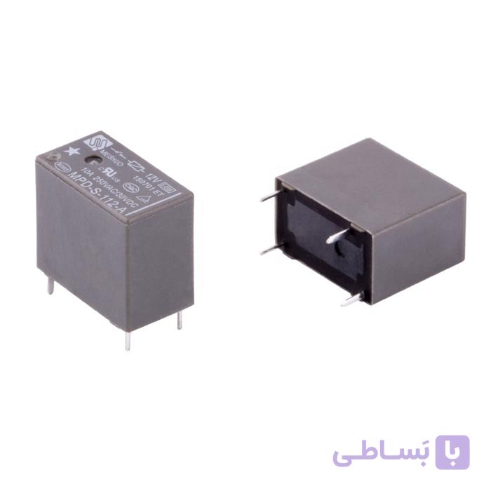 رله 24 ولت 4 پایه 10آمپر مارک میشو