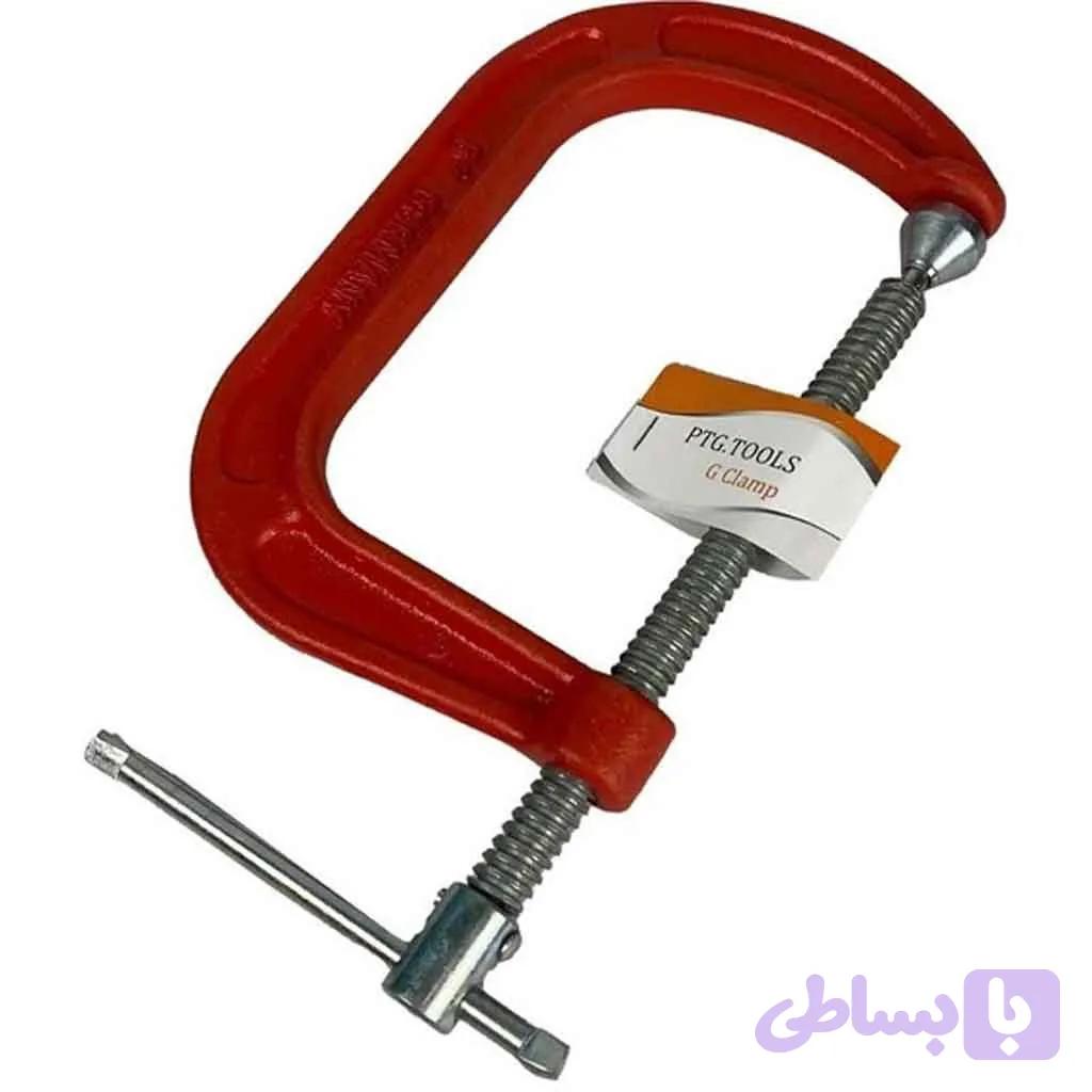 گیره نجاری سی کلمپ قرمز سایز 6 اینچ — تصویر 1