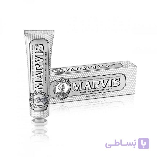 خمیر دندان مارویس مدل Smokers Whitening