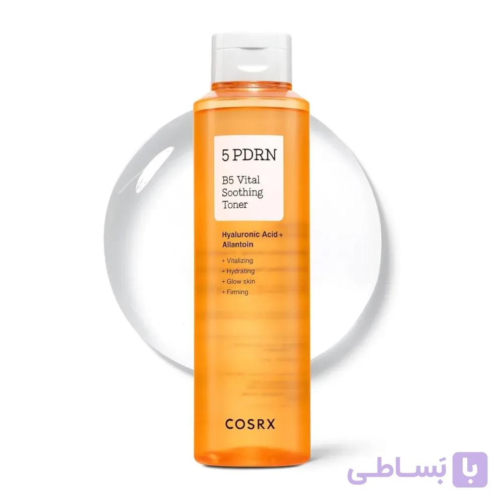 تونر تسکین‌دهنده ویتامین B5 PDRN 5% کوزارکس | COSRX 5% PDRN B5 Vital Soothing Toner