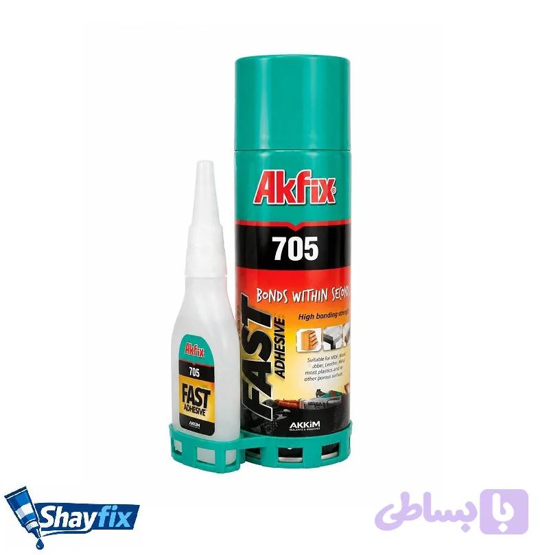 چسب 123 همه کاره آکفیکس 500 میلی لیتر akfix — تصویر 1