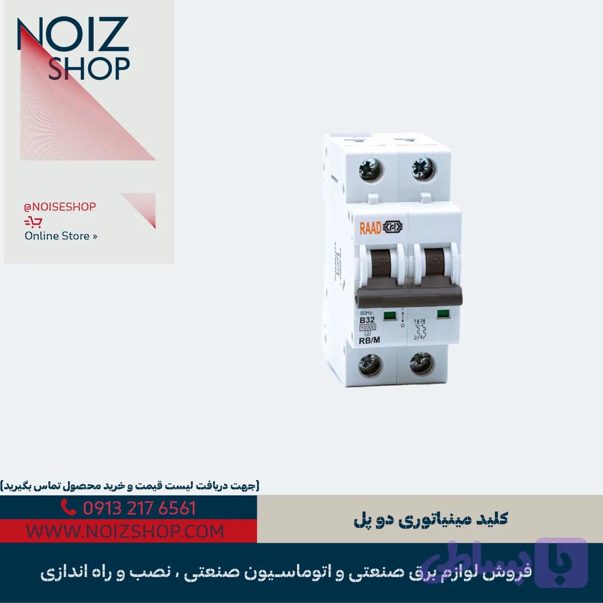 کلید مینیاتوری دو پل