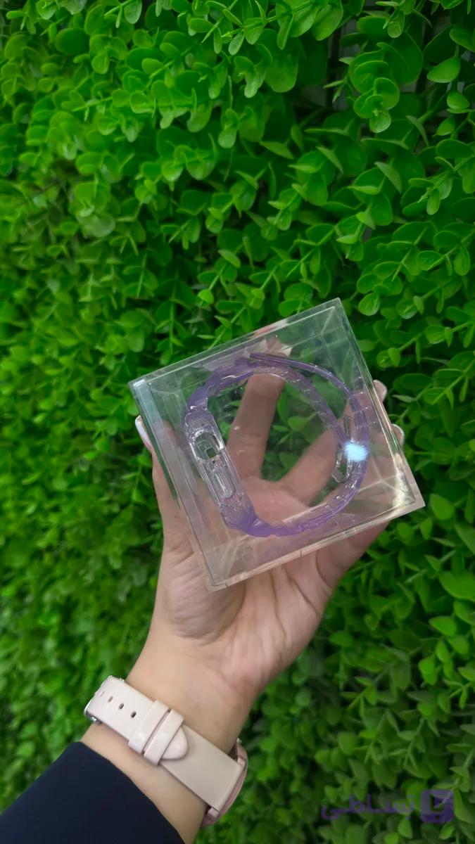 کاور واچ رنگ بنفش شیشه ای