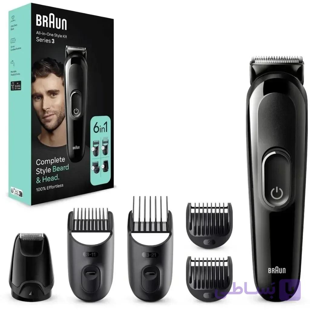 ماشین اصلاح مردانه سری 3 MGK3420 براون Braun اورجینال — تصویر 1
