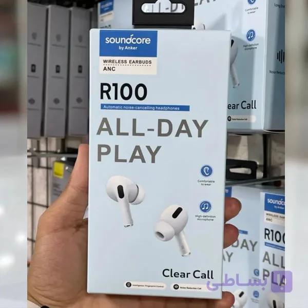 هندزفری بی سیم انکر مدل Soundcore R100 | رنگ سفید — تصویر 1