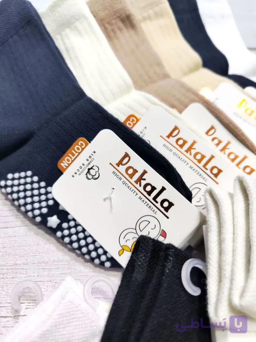 جوراب ساقدار بچگانه کبریتی کف استپ‌دار
