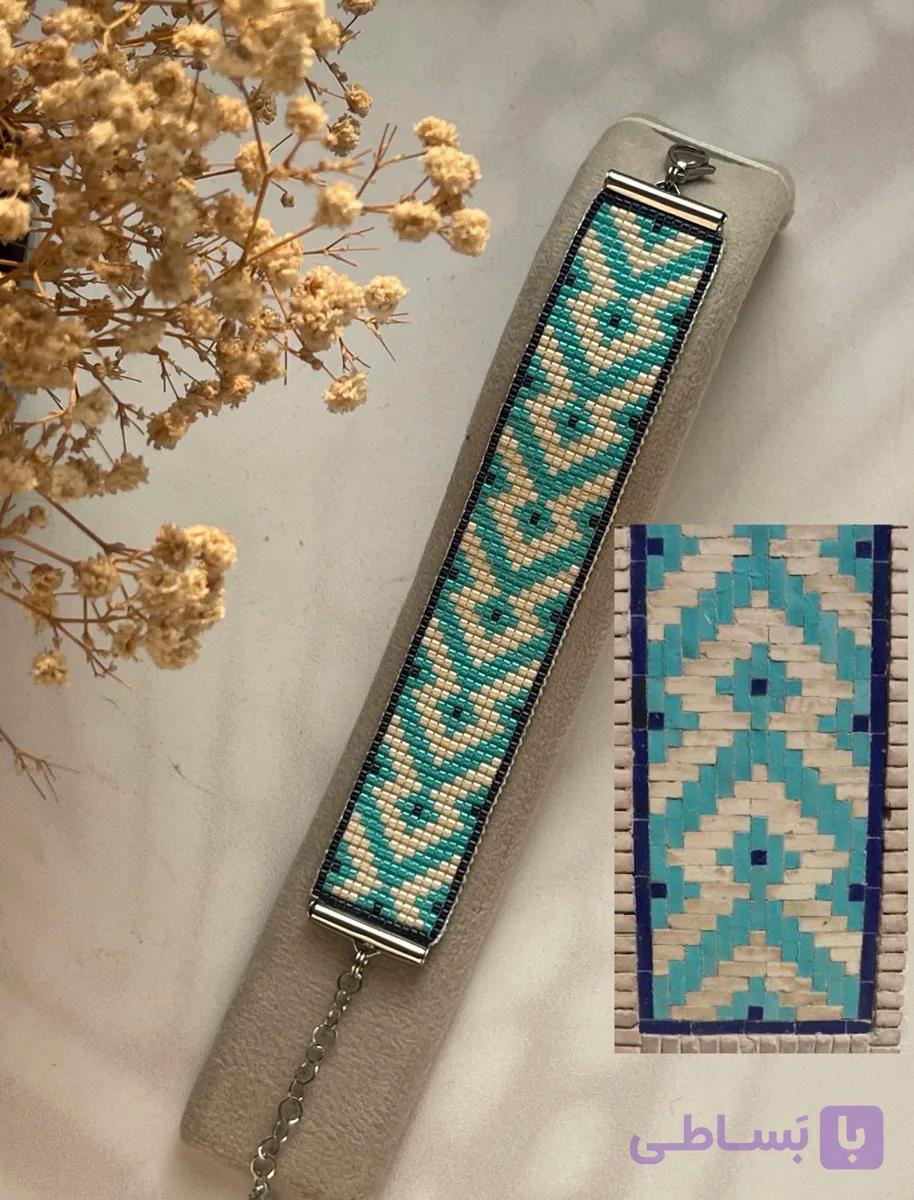 دستبند طرح کاشی میوکی