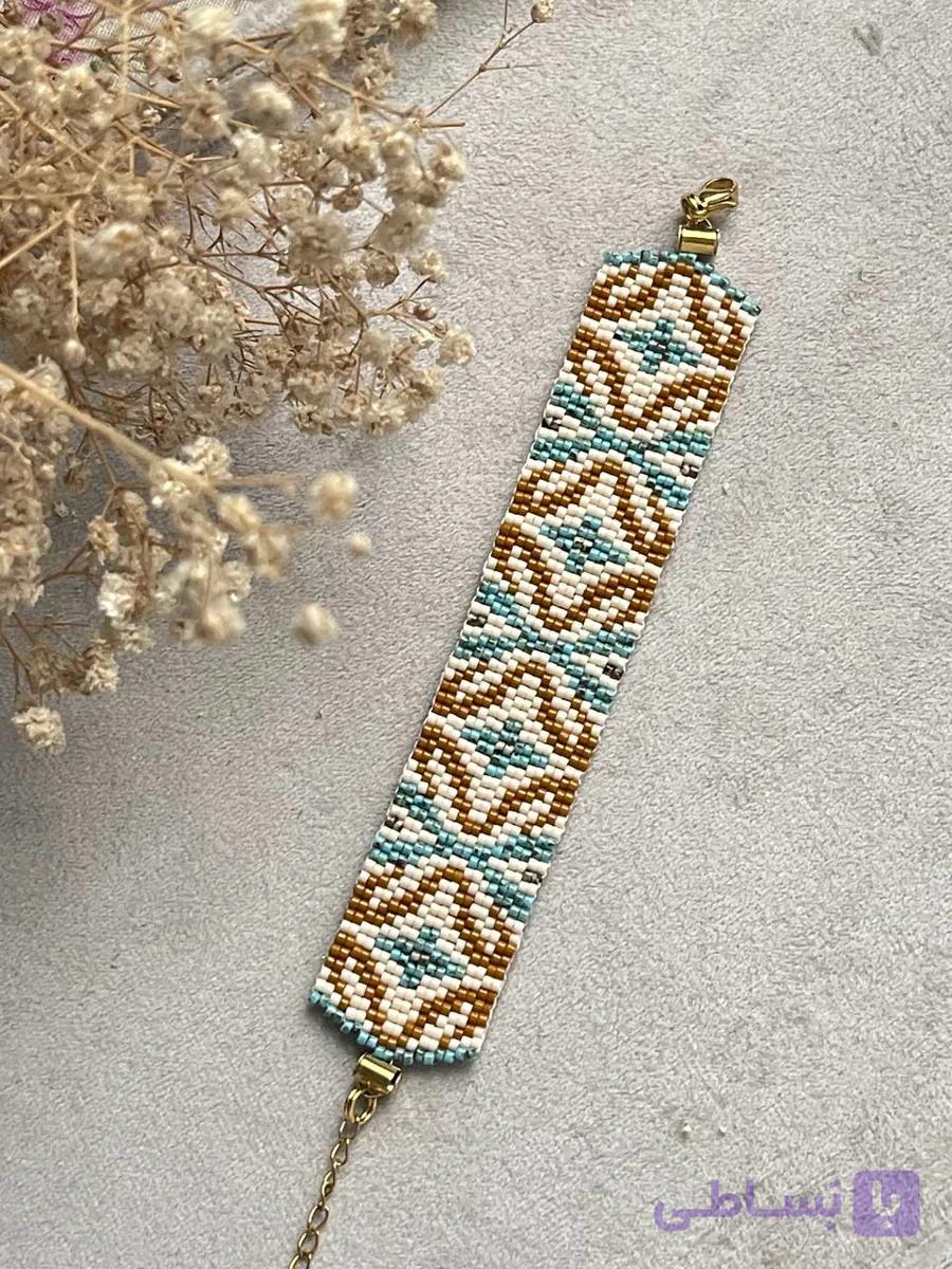 دستبند پهن طرح سنتی میوکی