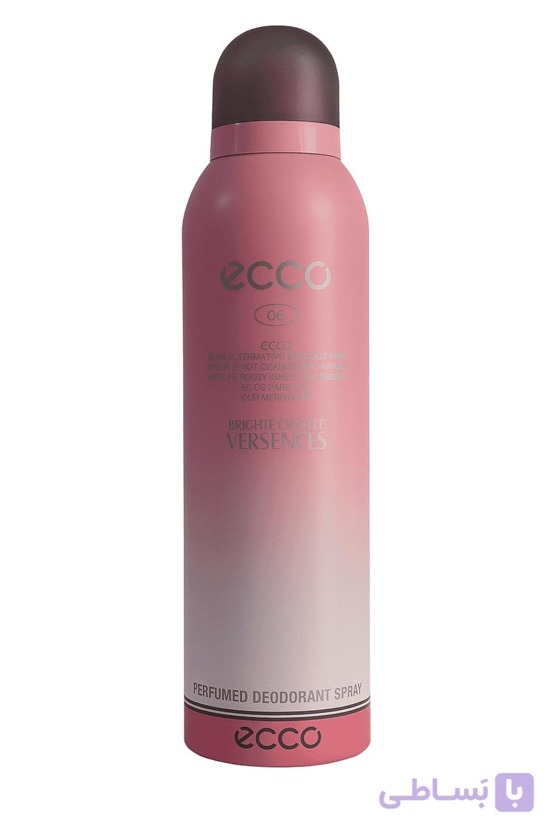اسپری بدن زنانه اکو مدل ECCO Bright Crystal Versences