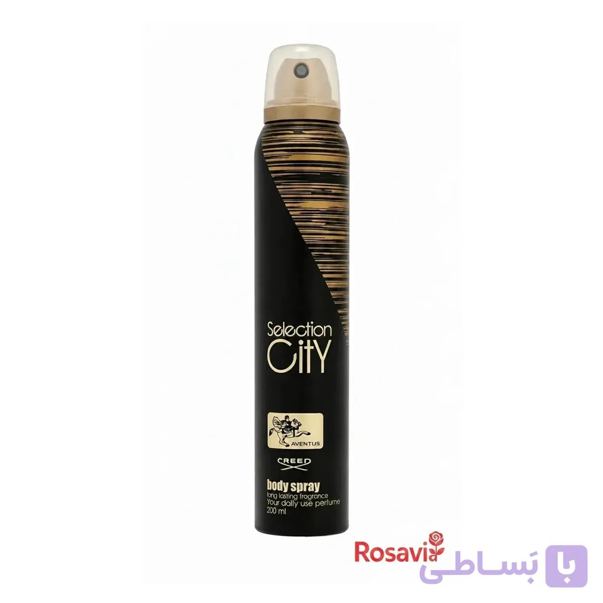 اسپری بدن مردانه سلکشن سیتی اونتوس | Selection City Aventus Body Spray