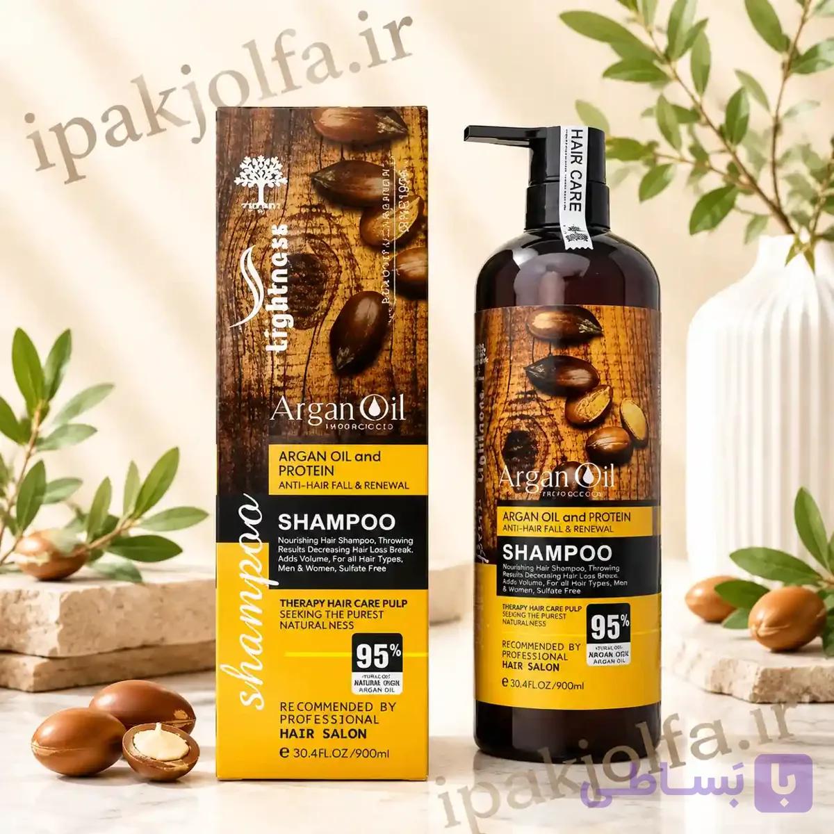 شامپو تقویت کننده مو با روغن آرگان | کد R01-EADD8619 — تصویر 1