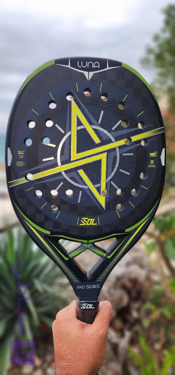 راکت تنیس ساحلی سول ۲۰۲۶ لونا ۱۲k 20 mm بیچ تنیس