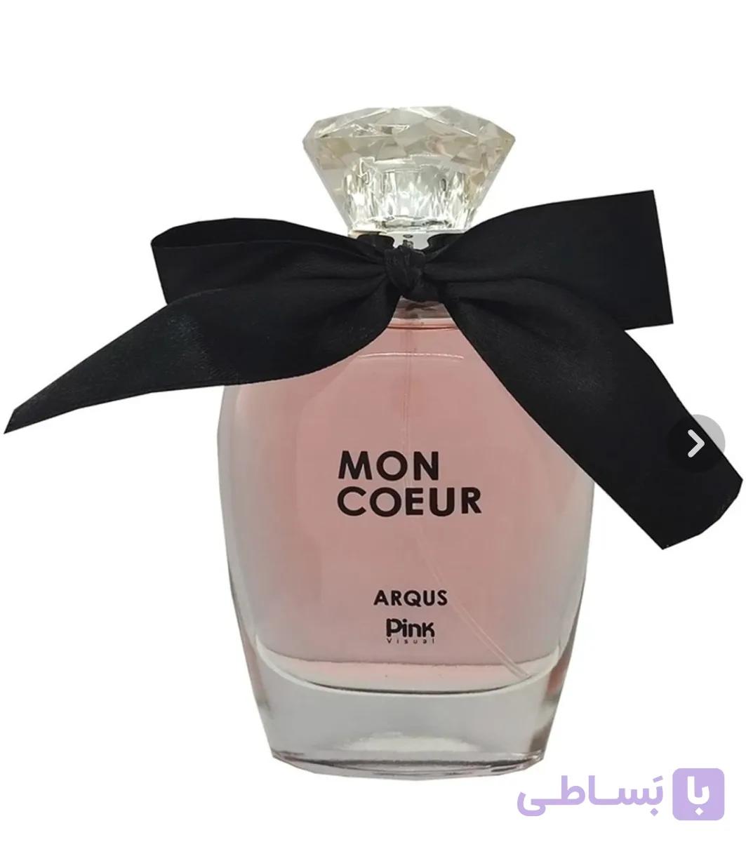ادوپرفیوم زنانه پینک ویژوآل Pink مدل مون کوئر Mon Coeur حجم 100 میلی لیتر