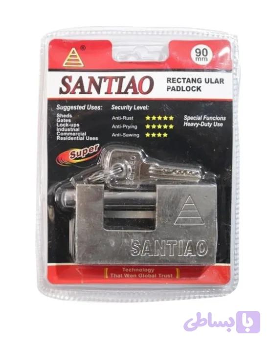 قفل کتابی 90 فولادی SANTIAO