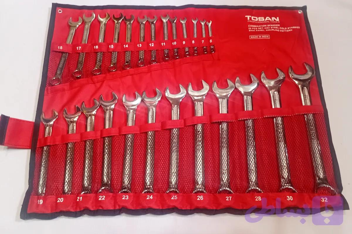 ست آچار ۲۵ عددی توسن هندی