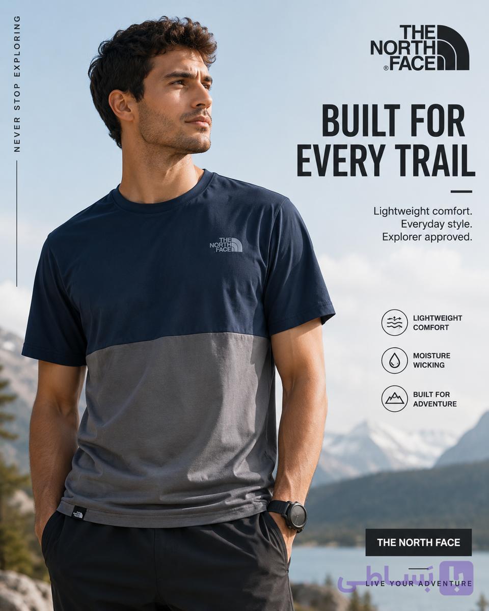 تیشرت اورجینال  the north face — تصویر 1
