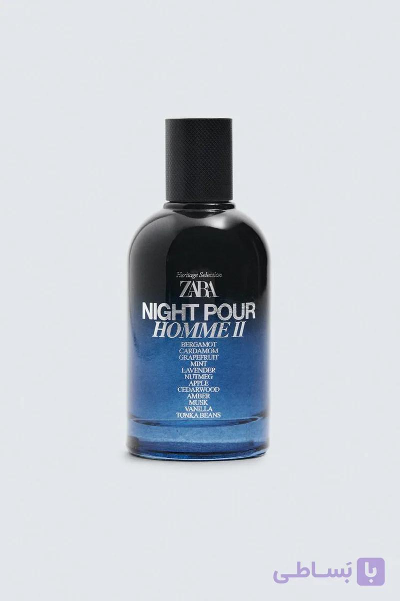 ادکلن مردانه برند زارا نایت پور هوم ZARA NIGHT POUR HOMME II: DARK SPICED EDP 100 ML اورجینال — تصویر 1