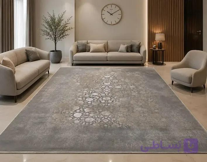 فرش ماشینی طرح افشان 1200شانه 12متری کد130129