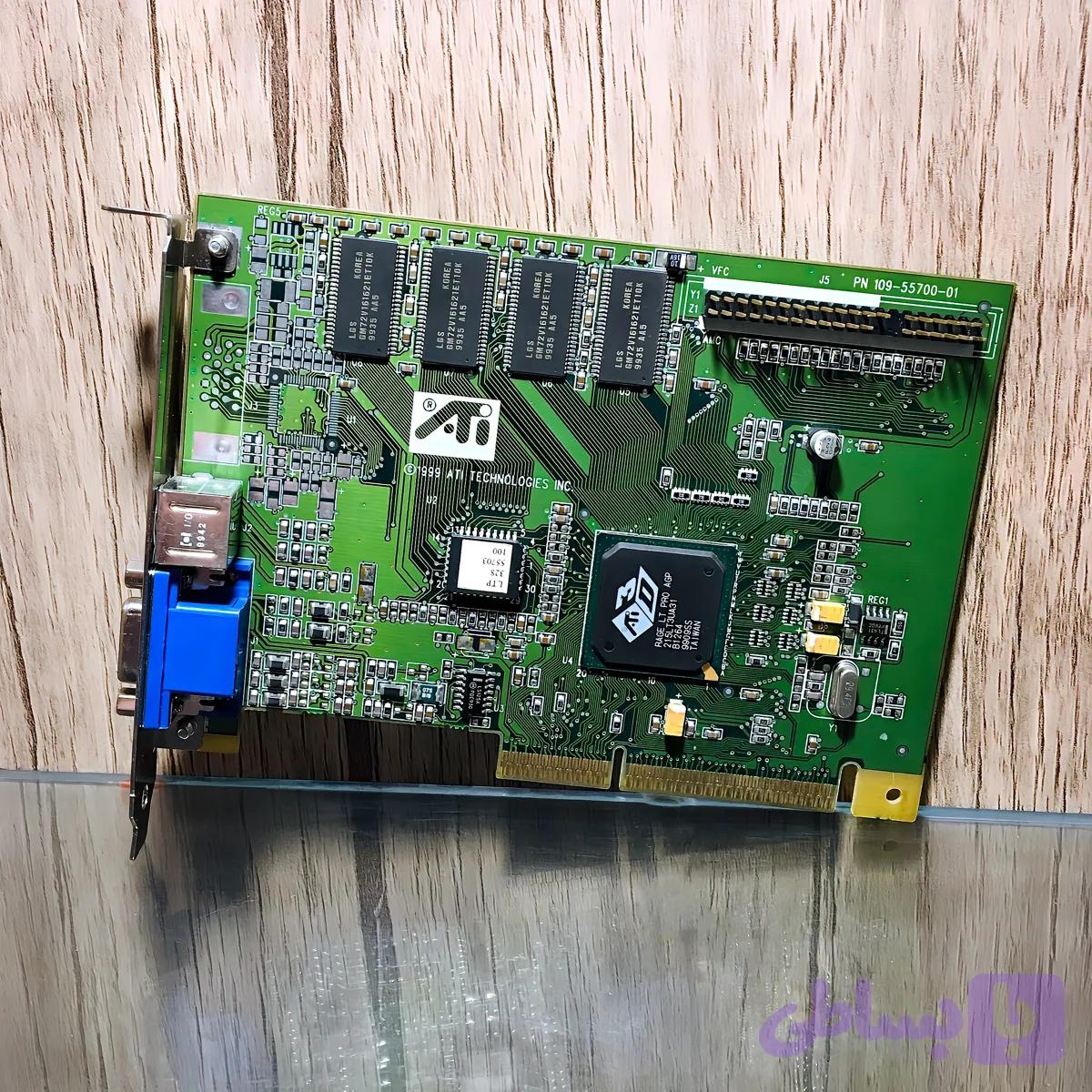 کارت گرافیک ATi 3D Rage LT Pro 8MB SDR AGP © 1999