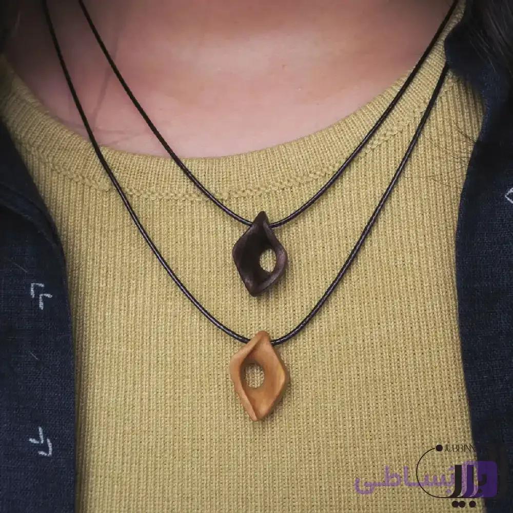 گردنبند چوبی پژواک سکوت