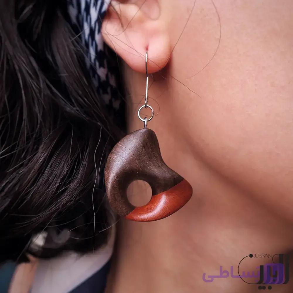 گوشواره چوبی هم جریان (تک نسخه)