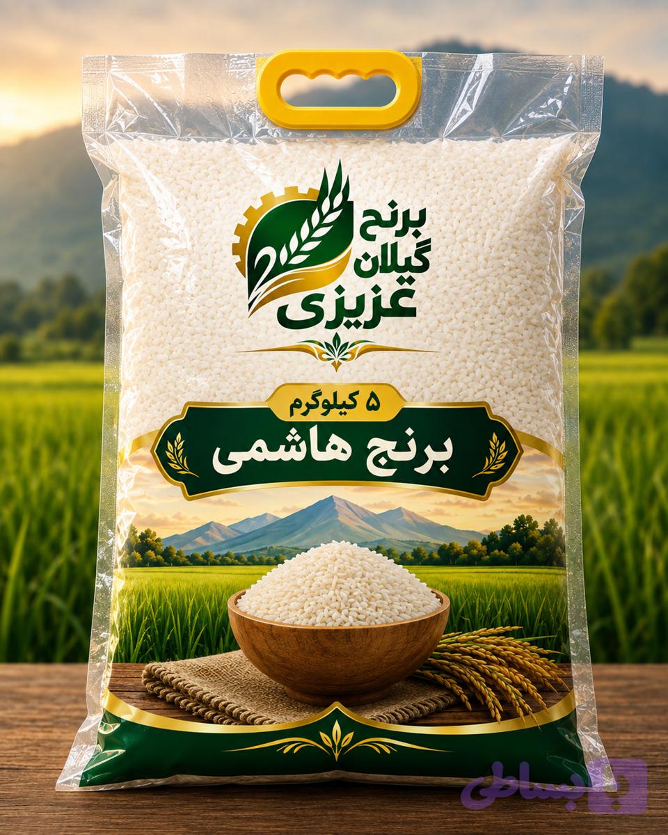 برنج هاشمی درجه یک گیلان (وکیوم) 5 کیلوگرمی