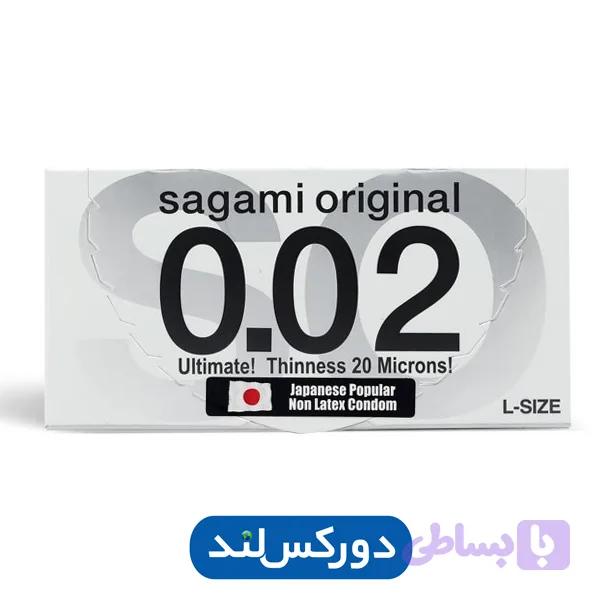 کاندوم ساگامی مدل SAGAMI Largeبسته 2 عددی