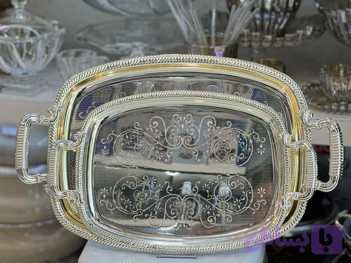 سینی جفتی پذیرایی (کد 88BQ7) — تصویر 1
