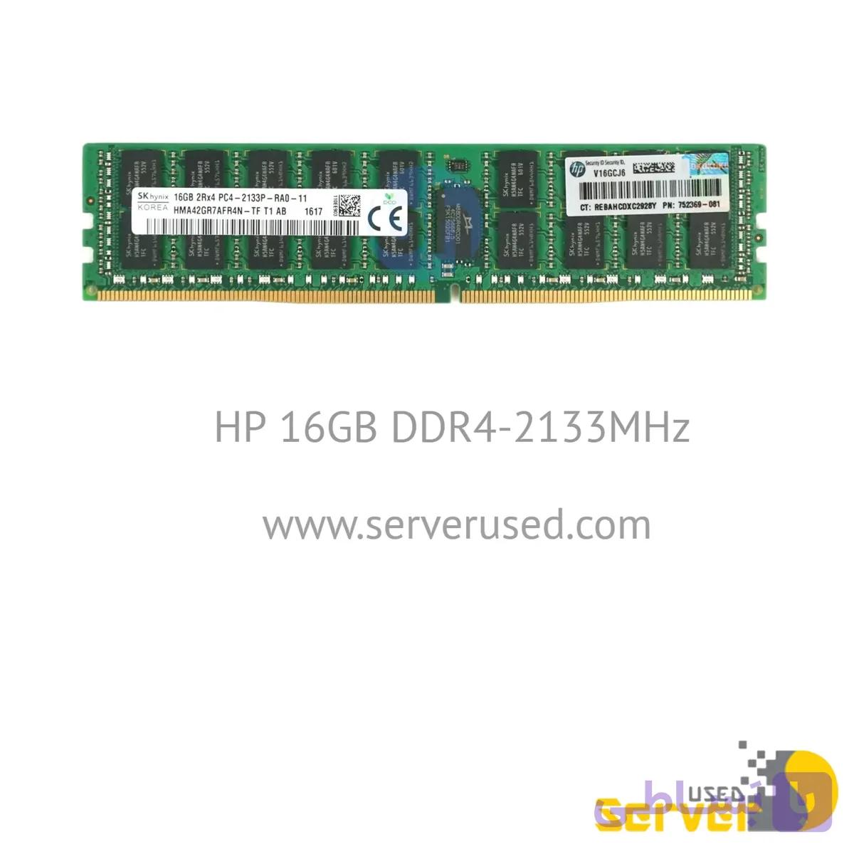 رم سرور استوک HP 16GB DDR4-2133MHz