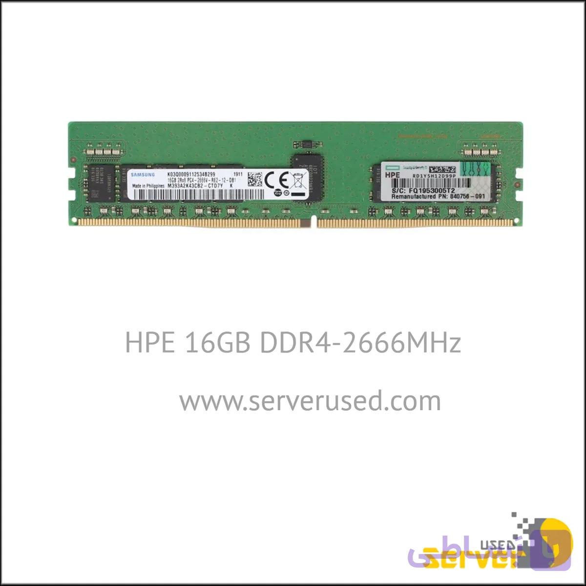 رم سرور استوک HPE 16GB DDR4-2666MHz