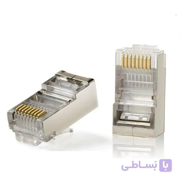 سوکت شبکه Cat6 SFTP فلزی — تصویر 1