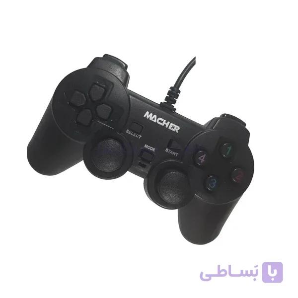 دسته بازی سیم دار مچر MACHER MR-57 با 12 کلید و موتور لرزاننده — تصویر 1