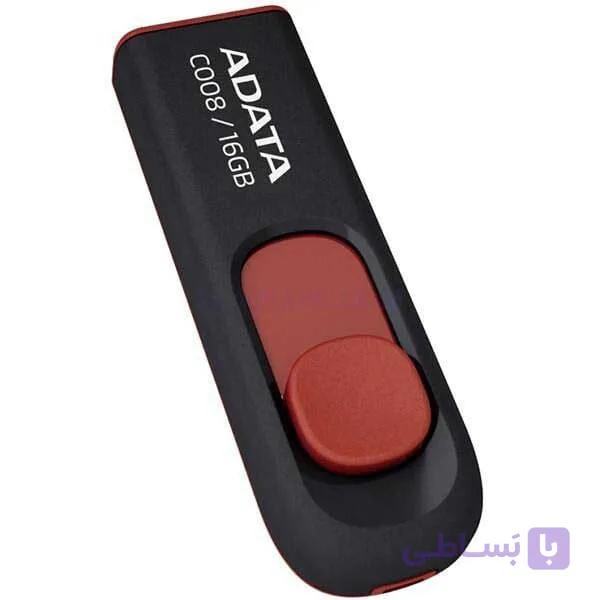 فلش مموری ای دیتا C008 ظرفیت 16 گیگابایت | USB 2.0 کشویی ADATA C008 — تصویر 1