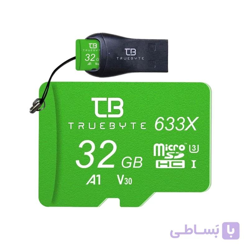 رم میکرو تروبایت TRUEBYTE 633X 32GB A1 V30 UHS-I U3 با سرعت 95MB/s — تصویر 1